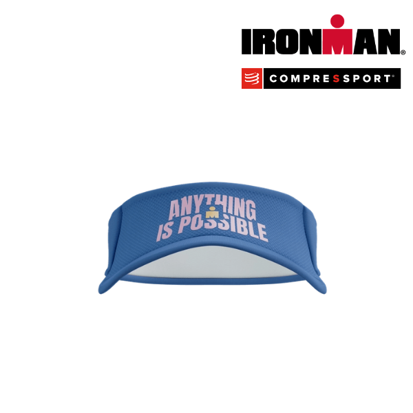 Mũ chạy bộ Compressport Visor Ultralight IRONMAN - Jacaranda