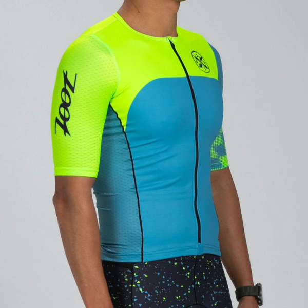 Zoot Men's LTD Cycle Aero Jersey - Electric