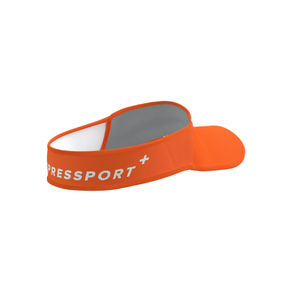 Compressport Spiderweb Ultralight Visor - Fire/White