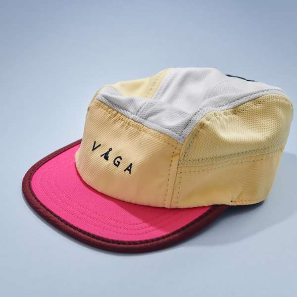 Nón VAGA - Club Cap - Poster Pink/Pale Yellow/White/Bordo