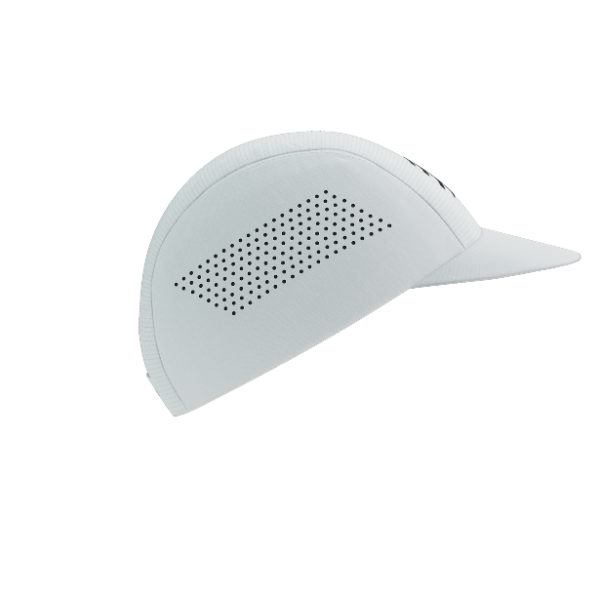 Mũ chạy bộ Compressport Pro Racing Cap - Trắng (White)