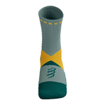 Compressport Unisex's Ultra Trail Socks v2.0 - Slate Grey/Saffron