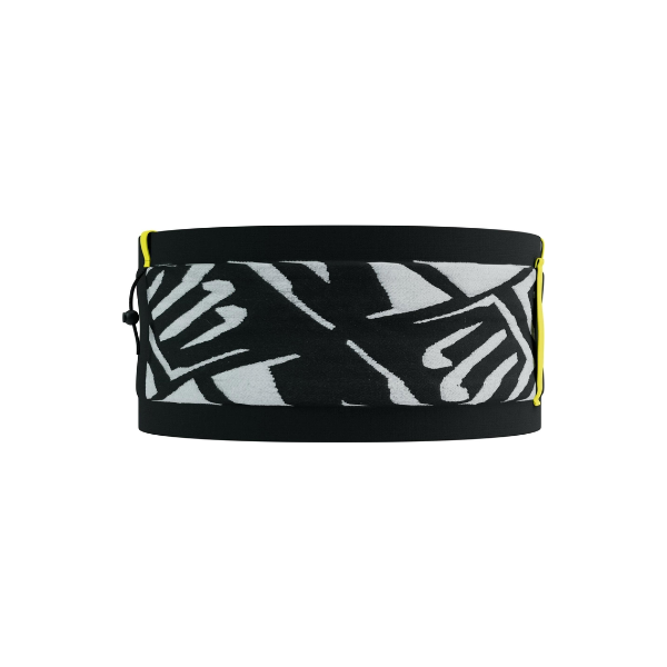 Compressport Unisex's Free Belt Pro - Black/White Print