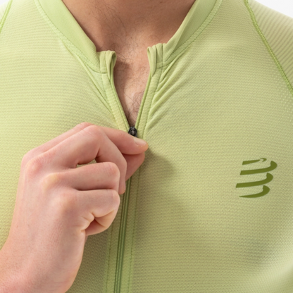 Áo chạy Trail Nam Compressport Trail Racing Postural SS Top - Xanh (Nile)