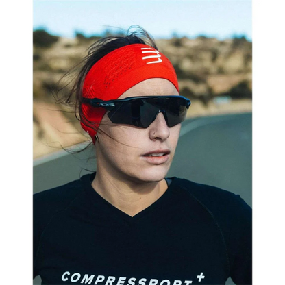 Băng đô thể thao Compressport Unisex's Headband On/Off - Đỏ (Red)