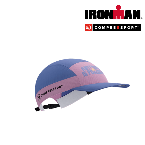 Mũ Compressport 5 Panel Light Cap IRONMAN - Jacaranda