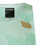Áo chạy bộ Nam Pressio Elite S/S Top - Xanh Mint (Mint Camo)