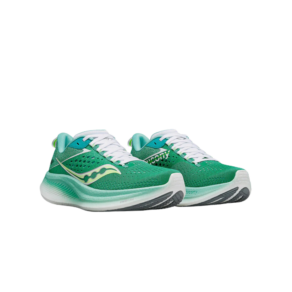 Saucony Women's RIDE 17 - MINT/WHITE