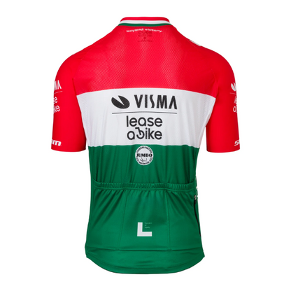Áo đạp xe Nam Jersey SS Men Hungarian Champion 2025 - Team Visma | Lease A Bike