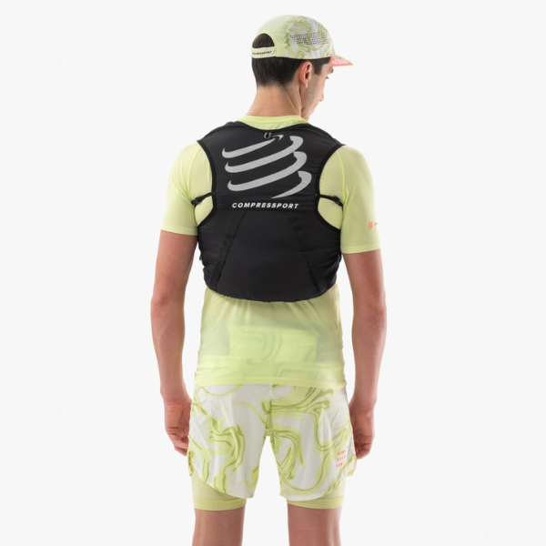 Vest chạy bộ Compressport UltRun Evo 10 - Đen (Black)
