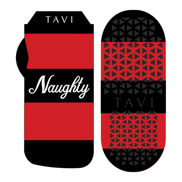 Vớ Tavi Grip Savvy - Đỏ (Naughty/Nice)