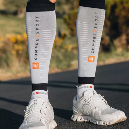 Băng bảo vệ bắp chân Compressport Calf Sleeves R2 3.0 - Xám (Grey Melange)