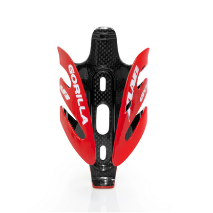 Gọng bình nước Xlab Gorilla Carbon Cage - Red With 3K Black Interior