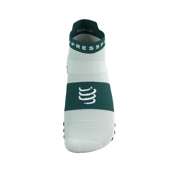 Tất chạy bộ Compressport Unisex's Pro Racing Socks v4.0 Run Low - Xanh lá (Sugar/Storm)