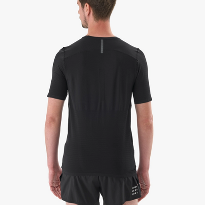 Áo chạy bộ Nam Compressport Pro Racing SS Tshirt - Đen (Black)