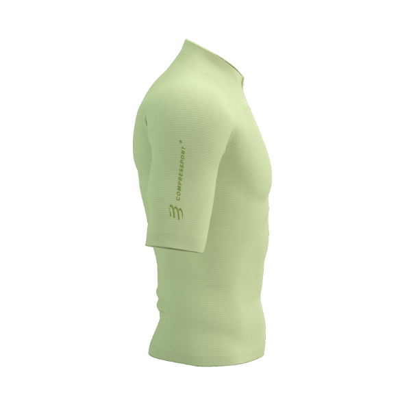 Áo chạy Trail Nam Compressport Trail Racing Postural SS Top - Xanh (Nile)