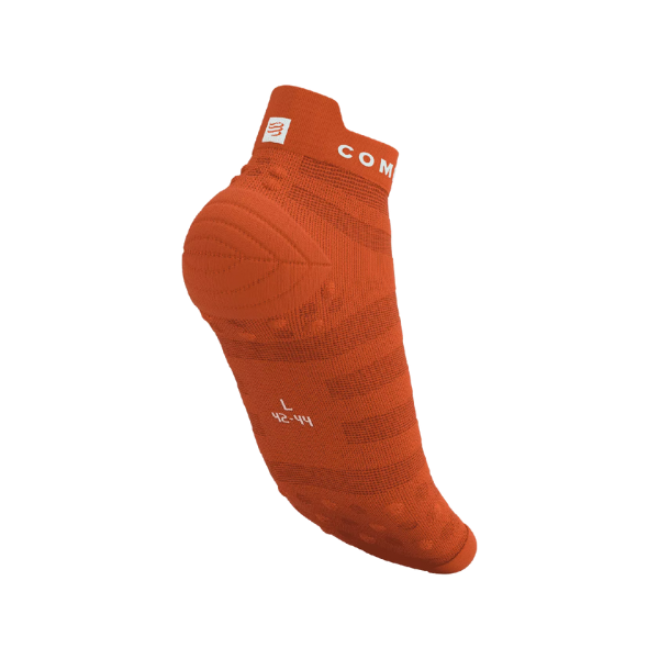 Tất chạy bộ Compressport Unisex's Pro Racing Socks v4.0 Ultralight - Cam (Fire/White)