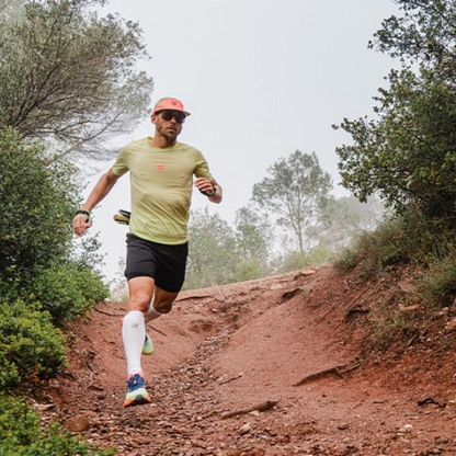 Áo chạy Trail Nam Compressport Trail Racing SS Tshirt - Đen (Black)