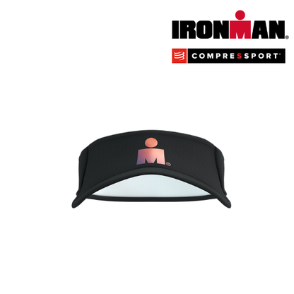 Mũ chạy bộ Compressport Visor Ultralight IRONMAN - Đen (Black)