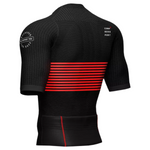 Áo Ba môn Nam Compressport Tri Postural SS Top - Đen (Black)