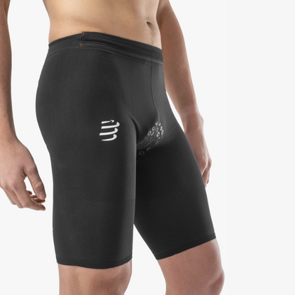 Quần ba môn Nam Compressport Tri Under Control Short - Đen (Black)