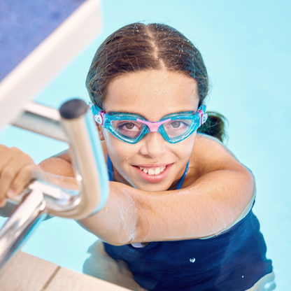 Kính bơi Aqua Sphere Kayenne JR.A - Aqua Pink: Clear Lens