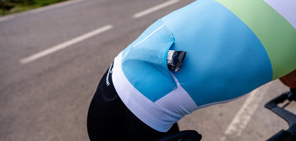 Đồ Ba Môn Nam Compressport Stream SS Trisuit - Trắng/Xanh (White/Blue Green)