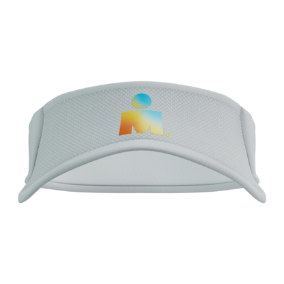 Mũ chạy bộ Compressport Visor Ultralight IRONMAN - White Sunrise