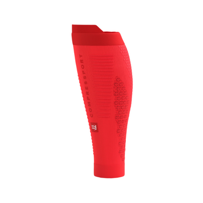 Băng bảo vệ bắp chân Compressport Calf Sleeves R2 3.0 - Đỏ/Trắng (Fluo Red/White Refl)