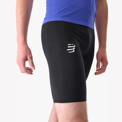 Quần bó cơ Nam Compressport Men's Run Under Control Short - Đen (Black)