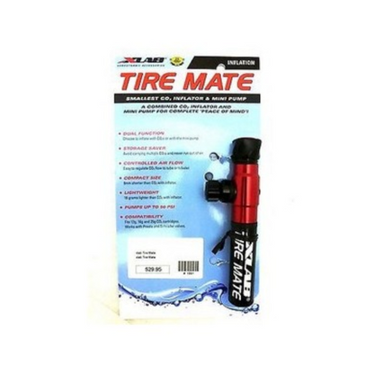 Dụng cụ bơm xe đạp Xlab Tire Mate - Đỏ (Red)