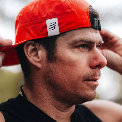 Mũ chạy bộ Compressport 5 Panel Light Cap - Đỏ (Red)