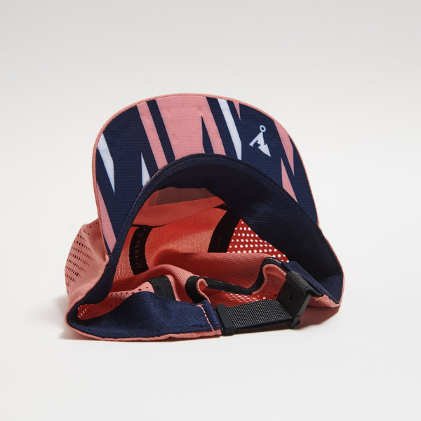 Nón VAGA - Feather Racing Cap - Hồng (Peach/Navy Blue)