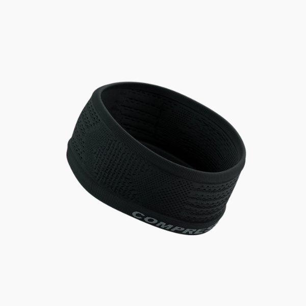 Băng đô thể thao Compressport Thin Headband On/Off - Aurora Black/Aurora