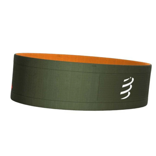 Đai chạy bộ Compressport Free Belt - Xanh (RF Green/ DK Chedda)