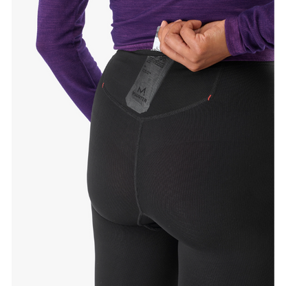 Quần chạy bộ dài Nữ Compressport Run Under Control Full Tights - Đen (Black)