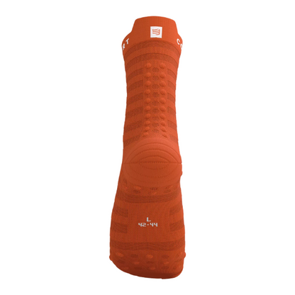 Tất chạy bộ Compressport Pro Racing Socks v4.0 Ultralight - Cam (Fire/White)