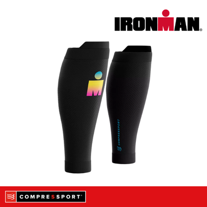 Băng Bảo Vệ Bắp Chân Compressport Calf Sleeves R2 Oxygen IRONMAN 2026 - Đen