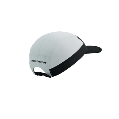 Mũ Compressport 5 Panel Light Cap 2025 - Trắng/Đen (White/Black)