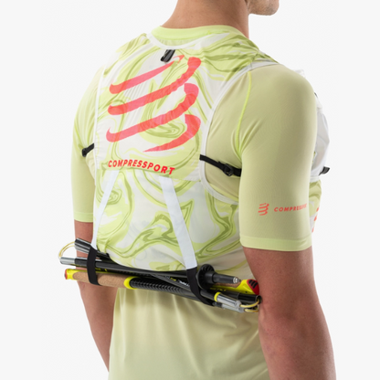 Vest chạy Trail Compressport UltRun Evo 10 - Xanh (Sugar/Green Camo)