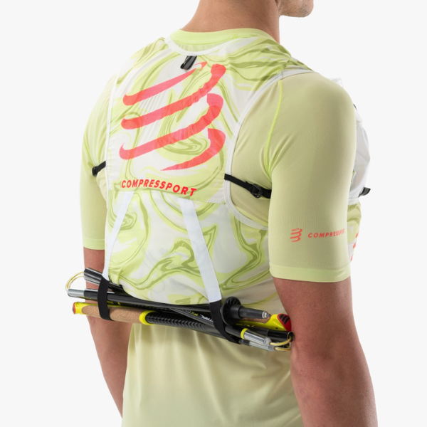 Vest chạy bộ Compressport UltRun Evo 10 - Xanh (Sugar/Green Camo)