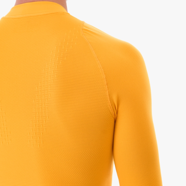 Áo chạy Trail Nam Compressport Trail Racing Postural SS Top - Vàng (Saffron)
