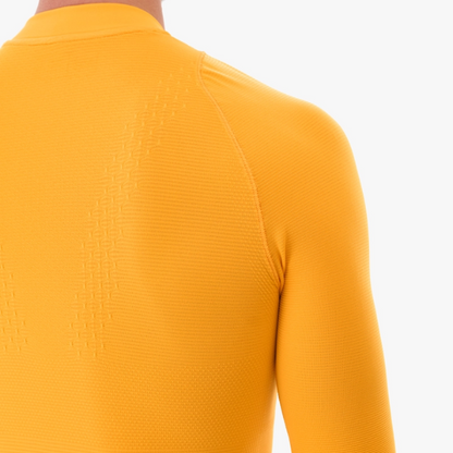 Áo chạy Trail Nam Compressport Trail Racing Postural SS Top - Vàng (Saffron)