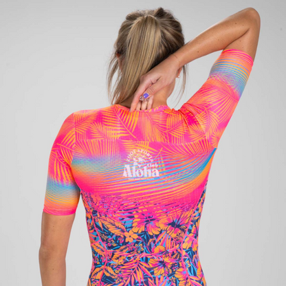 Đồ Ba môn Nữ Zoot Women's Tri Aero FZ Racesuit - Club Aloha