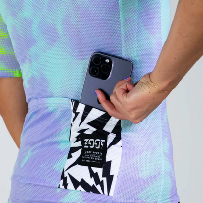 Áo đạp xe Nữ Zoot Cycle Aero Jersey - Electric