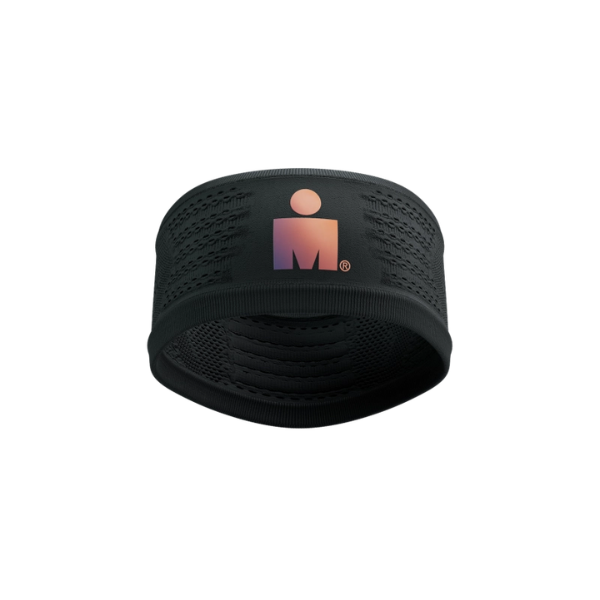 Băng đô thể thao Compressport Headband On/Off IRONMAN - Đen (Black)