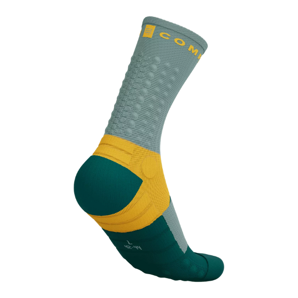 Compressport Unisex's Ultra Trail Socks v2.0 - Slate Grey/Saffron