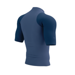 Áo chạy Trail Nam Compressport Trail Racing Postural SS Top - Xanh (Indigo/Blues)