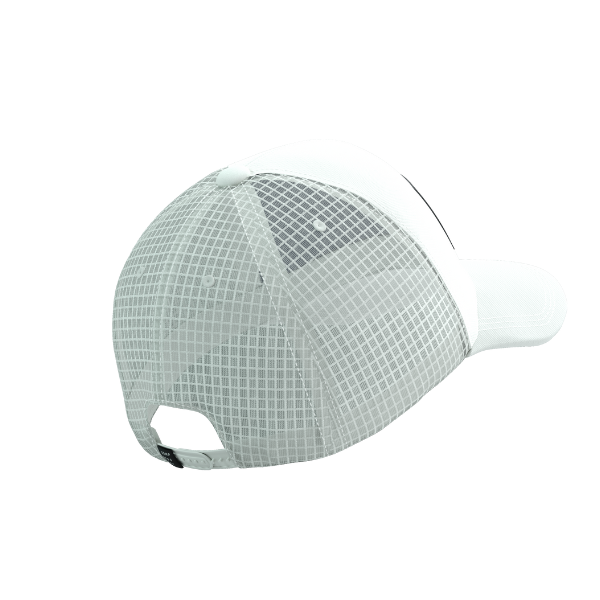 Mũ chạy bộ Compressport Trucker Cap 6P - Trắng (Sugar)