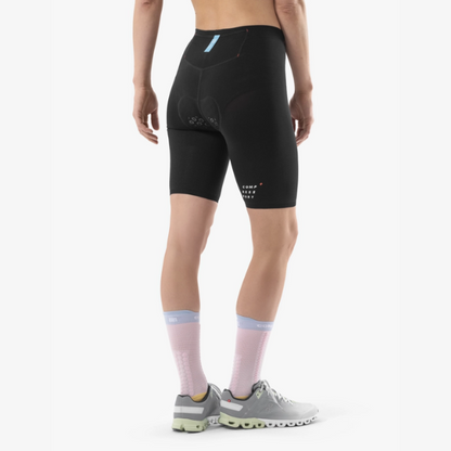 Quần ba môn Nữ Compressport Tri Under Control Short - Đen (Black)
